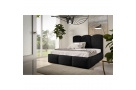 Manželská postel s úložným boxem a rámem BERO (s výběrem rozměru a potahu)