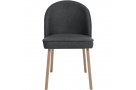 Čalouněná židle LUNA s dřevěnými nohami