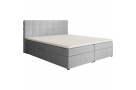 Dvoulůžková postel s úložným prostorem TOPIQ s výběrem velikosti a potahu!