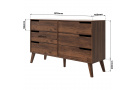 Komoda NOREL se 6 zásuvkami