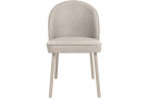 Čalouněná židle LUNA s dřevěnými nohami