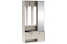 Šatní skříň se zrcadlem a botníkem SPOT PLUS