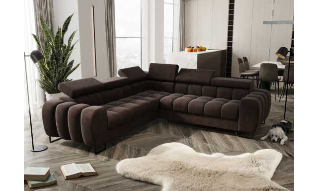 Rohová sedací souprava Diana max, Terra 