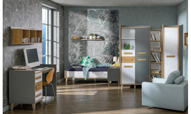 Nábytek do studentského pokoje Stero sestava D