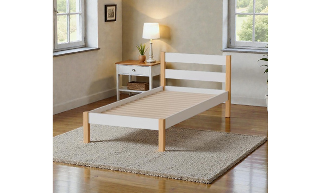 Postel Tania, bílá (90x200cm) 