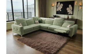 Luxusní sedací souprava Rindo max RELAX, Terra 33