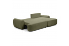 Rohová pohovka OLIVER s funkcí spaní a s výběrem potahu