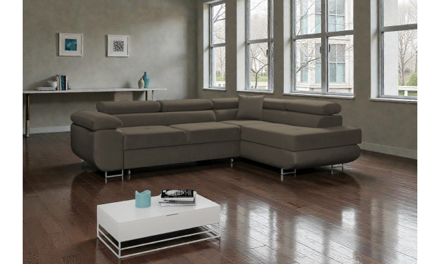 Oblíbená rohová sedačka Tropico s rozkladem, Monolith 20