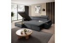 Rohová pohovka s funkcí spaní  a s výběrem potahu COCO