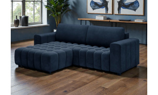 Kvalitní rohová sedačka Ariana, modrá