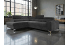 Luxusní rohová sedačka Sotogrande, tmavě šedá 