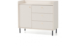 Komoda se 3 zásuvkami a 1 dvířky GLORIA
