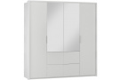 Šatní skříň VIVARO se 2 dveřmi a 4 zásuvkami