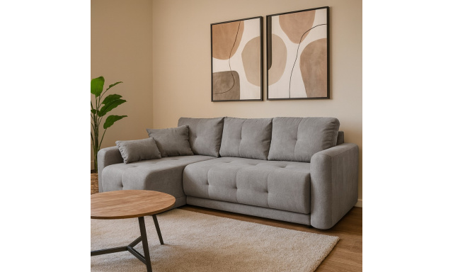 Rohová pohovka s funkcí spaní VERO