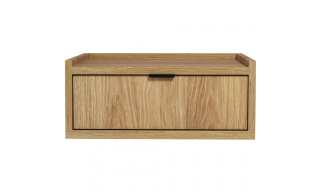 Závěsný noční stolek EVRON s 1 zásuvkou