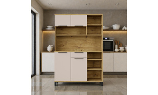 Kredenc Siena 120cm, dub artisan/cashmere