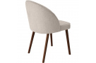 Čalouněná židle LUNA s dřevěnými nohami