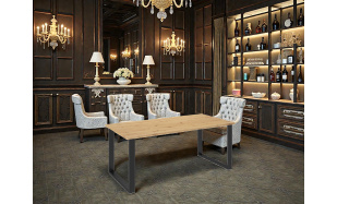 Moderní  jídelní stůl Amigo 185x90cm, dub Artisan