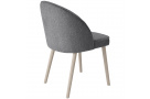 Čalouněná židle LUNA s dřevěnými nohami