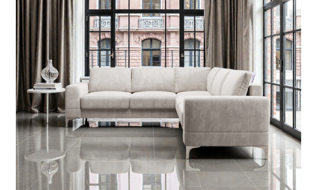 Rohová sedací souprava Aneta max, krémová Terra 