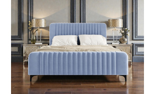 Designová manželská postel Miami 160x200cm, Magic velvet 2260