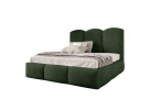 Manželská postel s úložným boxem a rámem BERO (s výběrem rozměru a potahu)