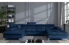 Luxusní rohová sedačka Bamako, modrá