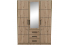 Šatní skříň se zrcadlem a 3 dveřmi KAVO