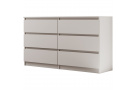 Komoda se šesti zásuvkami LINDA s výběrem dekoru