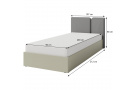 Postel 90/100x200 s boxem LICO