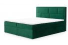 Boxspring postel Betty 180x200cm, hnědá