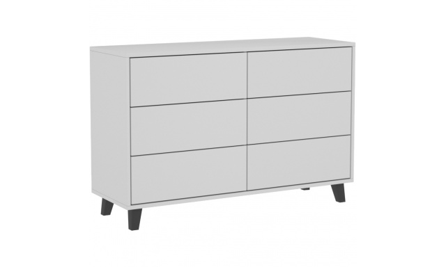 Komoda se 6 zásuvkami HOME