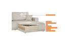 Rohová pohovka s funkcí spaní PORTO L