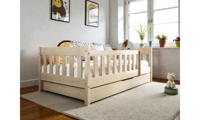 Dětská postel Lenny 190x80cm, borovice přírodní