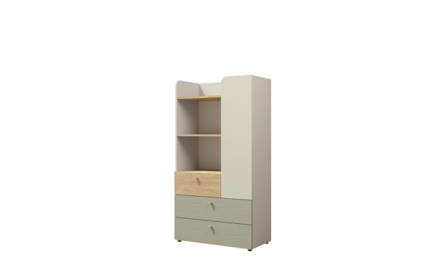 Regál Onoto 6, dub/eukaliptus