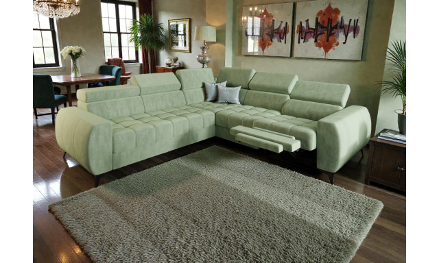 Kvalitní sedací souprava Piano II relax, Terra 13