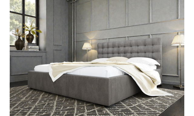 Kvalitní manželská postel Liliana 200x200cm, Terra 92