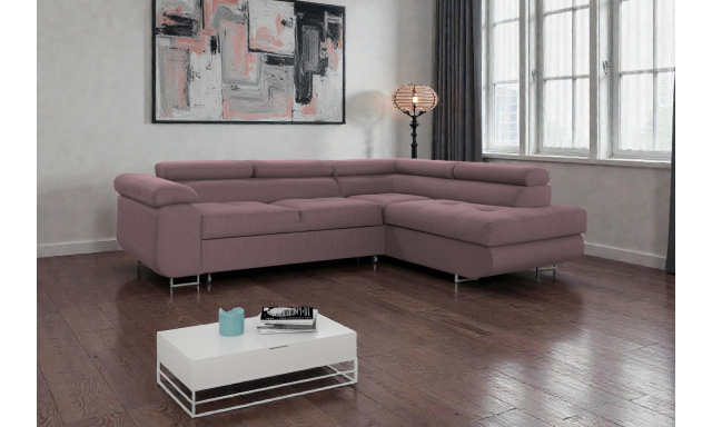 Oblíbená rohová sedačka Tropico s rozkladem, Rino 63