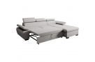 Rohová pohovka s funkcí spaní  a s výběrem potahu COCO