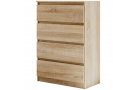 Komoda se čtyřmi zásuvkami LINDA s výběrem dekoru