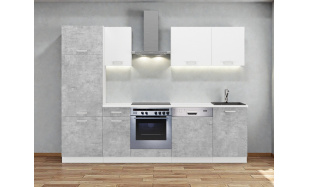 Kompletní kuchynská linka Alena 270cm, bellato/bílá