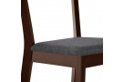 2x čalouněná židle MODEN s dřevěnými nohami