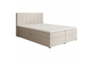 Dvoulůžková postel s úložným prostorem TOPIQ s výběrem velikosti a potahu!