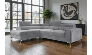 Luxusní rohová sedačka Sotogrande, šedá 