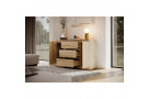 Komoda se 3 zásuvkami a 2 dvířky LINDA s výběrem dekoru