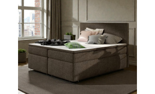 Boxspring postel Delta 180x200cm, hnědá