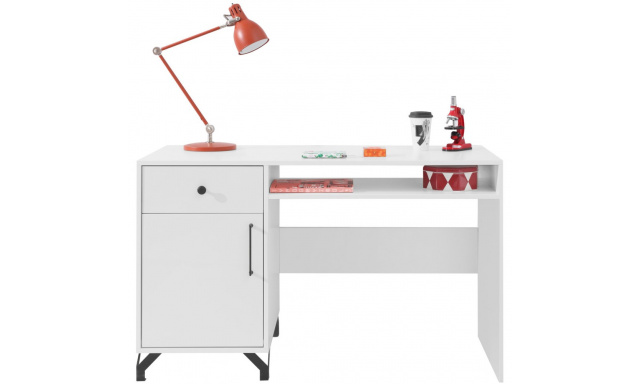 Psací stůl BERGO s 1 dvířky a 1 zásuvkou