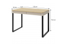 Psací stůl LICO se 2 zásuvkami