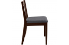 2x čalouněná židle MODEN s dřevěnými nohami